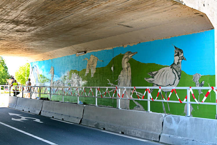 Graffiti-Art in viaduct/tunneltje onder de A12_07